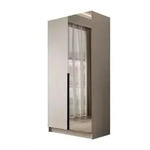 Lookway Kleiderschrank, Kaschmir, Holzwerkstoff, 100x210x57 cm, Schlafzimmer,