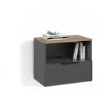 Livinity&reg; Kommode, Anthrazit, Sonoma Eiche, Holzwerkstoff, 1 F&auml;cher,...
