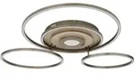 Led-Deckenleuchte Miles, Champagner, Gold, Opal, Metall, Kunststoff,...