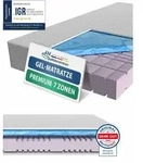 AM Qualit&auml;tsmatratzen Gelmatratze, Wei&szlig;, Textil, Uni, H3, F&uuml;llung:...