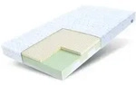 FDM Kaltschaummatratze, Wei&szlig;, Textil, H2 + H3, F&uuml;llung: Kaltschaum,...