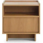 Selsey Nachttisch, Eiche, Holzwerkstoff, 1 Schubladen, Rechteckig, 50x51x39 cm,