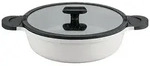 Mulex Servierpfanne, Grau, Metall, Kochen, Pfannen, Servierpfannen
