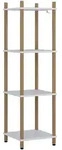 Vicco Eckregal, Wei&szlig;, Kiefer, Holzwerkstoff, Rechteckig, 30x102.5x30 cm,...