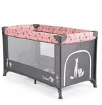 Moni Babyreisebett, Rosa, Metall, 60x120 cm, Babym&ouml;bel, Babybetten, Reisebetten
