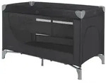 Kikka boo Babyreisebett, Schwarz, Metall, 65x125 cm, Babym&ouml;bel, Babybetten,
