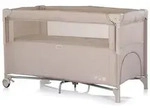 Chipolino Babyreisebett, Beige, Metall, 60x120 cm, Babym&ouml;bel, Babybetten,