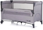 Chipolino Babyreisebett, Grau, Metall, 60x120 cm, Babym&ouml;bel, Babybetten,...