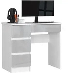 Raumhirsch Furniture Schreibtisch, Wei&szlig;, Holzwerkstoff, Rechteckig, 52x77x124...