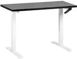 Beliani Schreibtisch, Schwarz, Wei&szlig;, Holz, 72x74x120 cm, Arbeitszimmer,