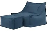 icon Sitzsack, Blau, Textil, 300 L, 1-Sitzer, F&uuml;llung: EPS Mikroperlen,...