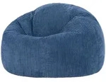 icon Sitzsack, Blau, Textil, 200 L, 1-Sitzer, Rund, 85x50x85 cm, Wohnzimmer,...