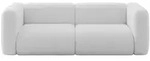 Altdecor Modulares, Silber, Kunststoff, 2-Sitzer, 228x70x89 cm, Wohnzimmer, Sofas &