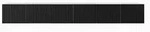 Masseno Lowboard, Wei&szlig;, Schwarz, Holzwerkstoff, 300x41x40 cm, Wohnzimmer,