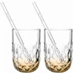 Leonardo Kaffeebecher Gocce, Braun, Glas, 0,39 L,390 ml, 7.9x11.9x7.9 cm, ohne