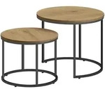 A2A Home Couchtisch, Eiche, Holzwerkstoff, 53x45x53 cm, Wohnzimmer,...