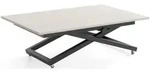 WFL Group Couchtisch, Kaschmir, Metall, Nachbildung, 12-Sitzer,