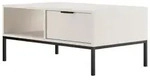 Raumhirsch Furniture Couchtisch, Schwarz, Wei&szlig;, Holzwerkstoff, Rechteckig, 60x45x100