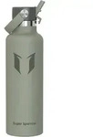 Trinkflasche, Olivgr&uuml;n, Metall, 7.8x7.8 cm, Kaffee & Tee, Kannen, Trinkflaschen