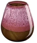 ASA Vase il capriccio, Violett, Keramik, 18 cm, Dekoration, Vasen, Keramikvasen