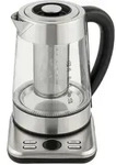 Homcom Wasserkocher, Silber, Glas, 21.4x26.3x21.7 cm, K&uuml;chenger&auml;te,...
