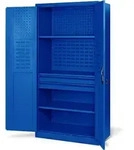 Jan Nowak Werkzeugschrank, Blau, Metall, Rechteckig, 92x185x50 cm, Freizeit,