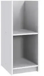 luma-home Wickelkommoden-Unterschrank, Wei&szlig;, Holzwerkstoff, 34x83x38 cm,...