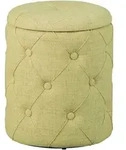 Mid.you Hocker, Gr&uuml;n, Kunststoff, rund, 34x40x34 cm, Stauraum, Wohnzimmer,...