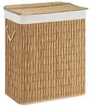 Mid.you W&auml;schekorb, Braun, Kunststoff, 100 L, rechteckig, 52x63x32 cm, Tragegriffe,