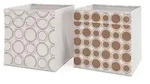 Vicco Faltbox, Wei&szlig;, Gold, Wellpappe, Quadratisch, 30x30x30 cm, Ordnen &