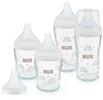 NUK Fl&auml;schchenset Perfect Match, Beige, Glas, 5-teilig, 35.2x9.3x22.3 cm, F&uuml;ttern,