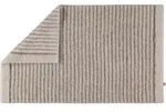 Rhomtuft Badteppiche, Wei&szlig;, Textil, Gestreift, 70x130 cm, Badtextilien,...