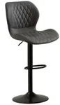 Barhocker, Grau, Kunststoff, 46.5x111x38 cm, Esszimmer, Barm&ouml;bel, Barhocker