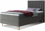 Sofnet Boxbett, Grau, Textil, H3, Rechteckig, 120x200 cm, Schlafzimmer, Betten,