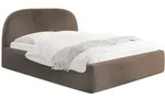 WFL Group Polsterbett, Braun, Kunststoff, 180x200 cm, Schlafzimmer, Betten,