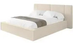 Altdecor Polsterbett, Cappuccino, Textil, 200x200 cm, Schlafzimmer, Betten,