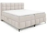 Home Collective Boxbett, Creme, Textil, 180x200 cm, Schlafzimmer, Betten,