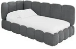 Altdecor Einzellbett, Schiefer, Textil, 100x200 cm, Kinderzimmer & Jugendzimmer,