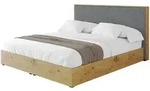 Altdecor Polsterbett, Dunkelgrau, Textil, 120x200 cm, Schlafzimmer, Betten,
