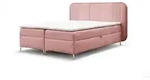 Fun M&ouml;bel Boxbett, Rosa, Textil, 140x220 cm, Schlafzimmer, Betten, Boxspringbetten