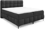 Home Collective Boxbett, Schwarz, Textil, 200x200 cm, Schlafzimmer, Betten,
