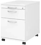 b&uuml;m&ouml; Rollcontainer, Wei&szlig;, Holzwerkstoff, Nachbildung, 3 Schubladen,...