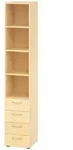b&uuml;m&ouml; Regal, Ahorn, Holzwerkstoff, Nachbildung,Ahorn, 3 F&auml;cher, Rechteckig,