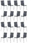CLP Besucherstuhl, Grau, Metall, 43x87x47 cm, Arbeitszimmer, Besucherst&uuml;hle