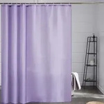 Duschvorhang, Flieder, Textil, 200x240 cm, Badtextilien, Duschvorh&auml;nge