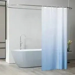 Duschvorhang, Mehrfarbig, Textil, 120x200 cm, Badtextilien, Duschvorh&auml;nge