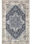 FU&szlig;MATTE Havana, Blau, Beige, Textil, orientalisch, rechteckig, 80x50 cm,...