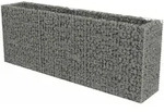Deluke Gabionen, Silber, Metall, 270x100x50 cm, Gartenzubeh&ouml;r, Hochbeete
