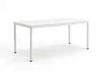 Kawola Gartentisch, Hellgrau, Keramik, Rechteckig, 180x75x90 cm, Gartenm&ouml;bel,