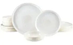 Creatable Tafelservice Yuki, Wei&szlig;, Keramik, 12-teilig, Essen & Trinken, Geschirr,